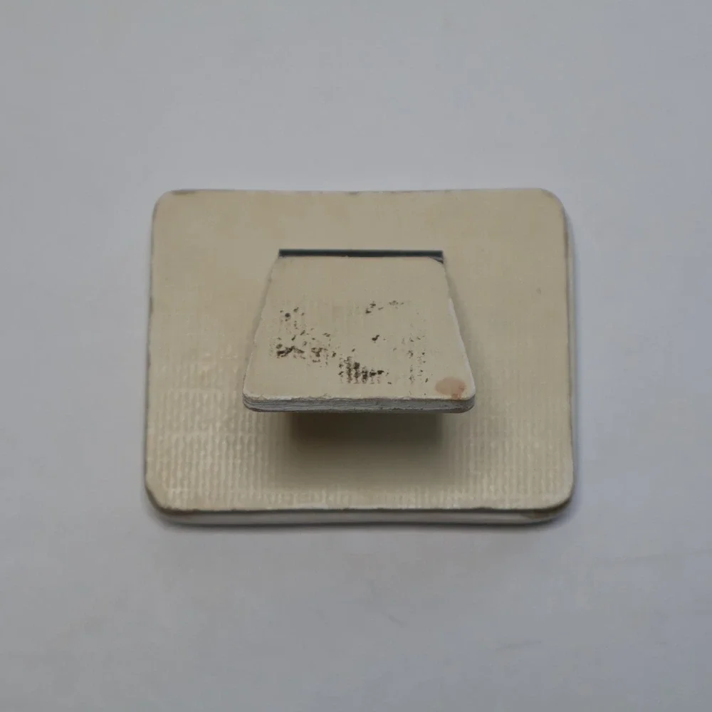 Vintage Ceramic Heart Photo Frame White Pink Floral Mini Desk Decor Cottage Core